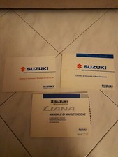 SUZUKI LIANA 2001 - MANUALE LIBRETTO USO E MANUTENZIONE + ASSISTENZA E GARANZIA