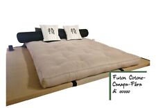 Letto giapponese matrimoniale completo di 3 tatami e futon In Cotone Canapa