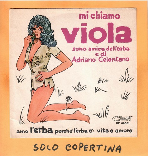 Solo copertina adriano - copertina, 7"