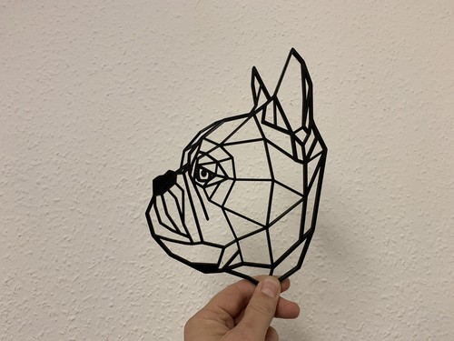 Geometric french bulldog - geometric,