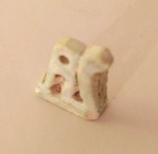 AMULETO COBRA IN FAIANCE EGIZIO 600 A.C. ORIGINALE