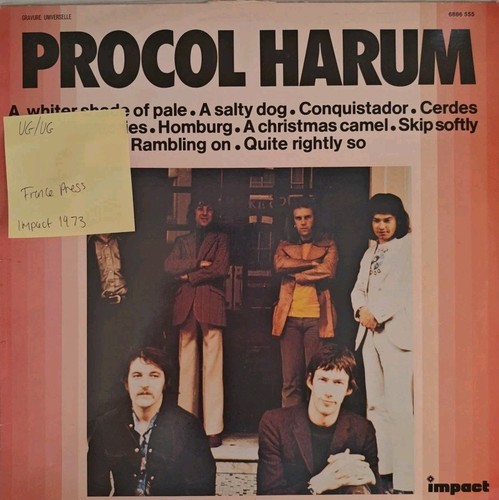 Procol harum self titled vinyl - procol,