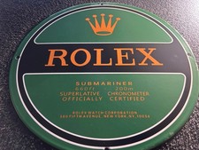 Insegna rolex wall - rolex, smalto