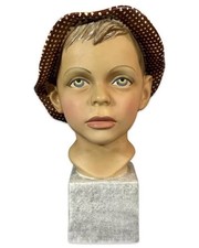 FIGURINA BUSTO RAGAZZO VINTAGE