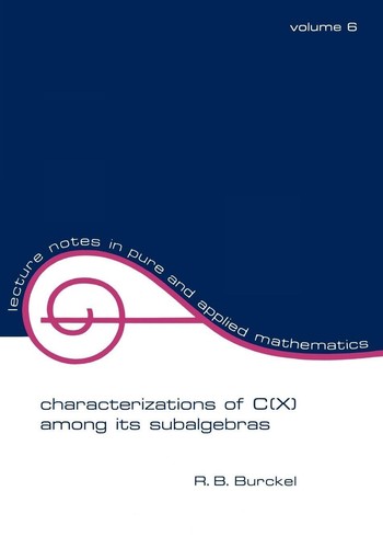 Characterization among - of, c(x)