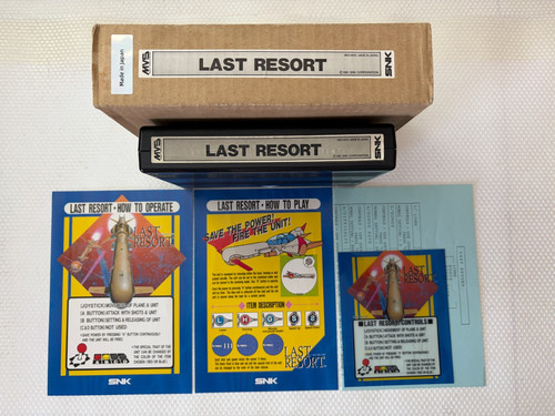 Snk neo geo mvs last - geo,