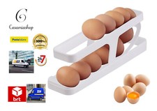 Portauova Plastica, Porta Uova Da Frigo, Contenitore Uova Frigorifero TIMER