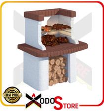 Barbecue A LEGNA in muratura LINEA VZ modello GAVI - mail x sconto