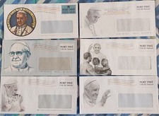 FRANCOBOLLI VATICANO PAPA FRANCESCO LOTTO BUSTE PORT PAYÉ PORTO PAGATO VIAGGIATE