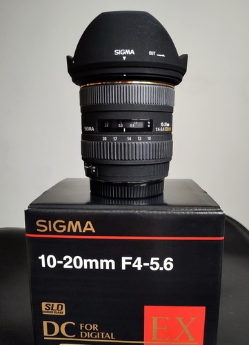 Sigma 20mm 6 ex dc - 10-20mm, f/4-5.6