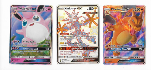 Lotto pokémon tcg full art - full, art/gx
