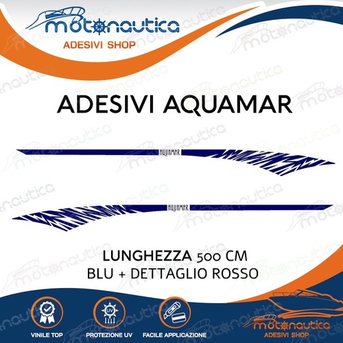 Kit adesivi barca aquamar - adesivi,