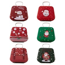  Scatole Latta Natalizie Per Biscotti Scatola Di Natalizia Custodia Regalo