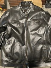 Giacca moto pelle rivetto nero