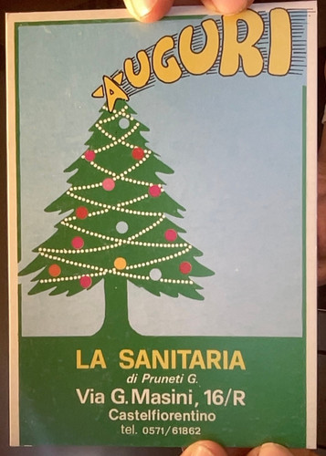 Cartolina auguri sanitaria - auguri, la
