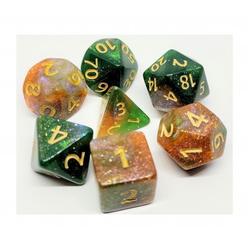Set dadi galaxy verde - dadi,