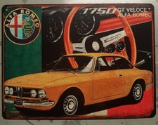 Plaque metal vintage Alfa
