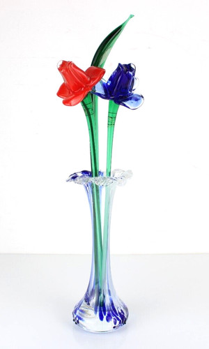 Elegante vaso con - elegante, fiori