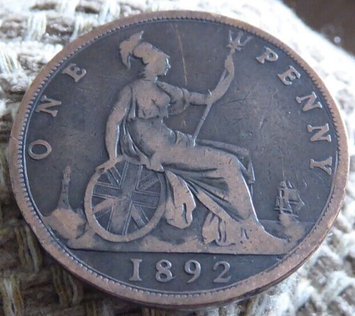 1892 vittorian one - one, penny