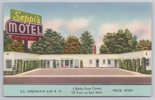 Cartolina seppi motel in - cartolina,