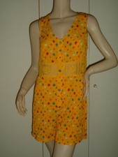 VERDISSIMA ABITO TUTINA SHORT DONNA GIALLO 48 SEXY LEGGI LE MISURE