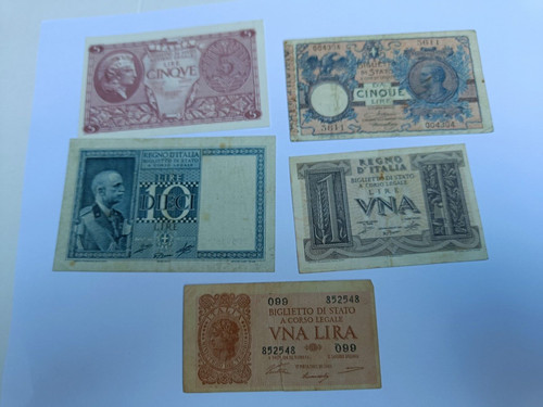 Lotto banconote 5 10 - lotto,