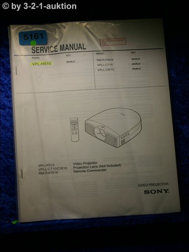 Manuale servizio sony vpl - di,