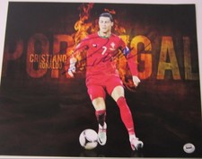 Cristiano Ronaldo foto firmata