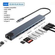 Hub USB-C multiporta 8 in1