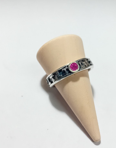 Anello fede tau templare - anello, con