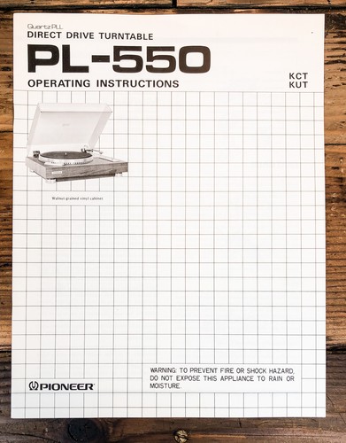 Pioneer 550 - pioneer, pl-550