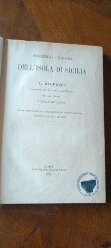 Sicilia geologia baldacci - sicilia,,