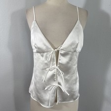 Zara Top Donna M Avorio Raso