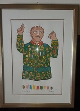 ENRICO BAJ: Serigrafia