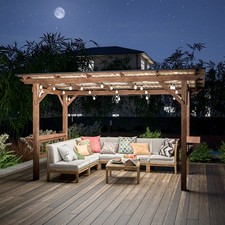 13x10ft Wooden Garden Gazebo