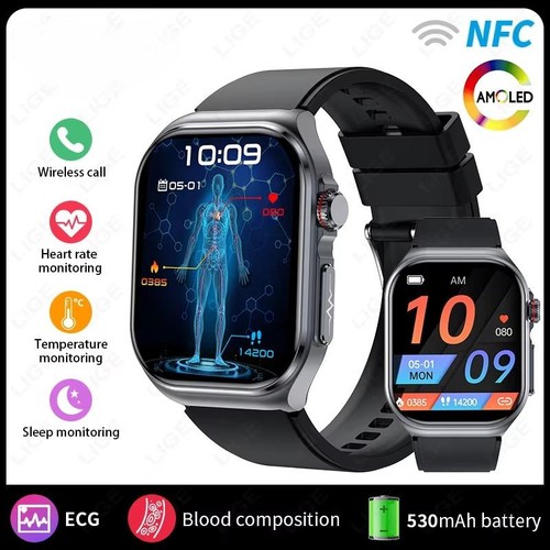 Smartwatch u53t glucometro - smartwatch,