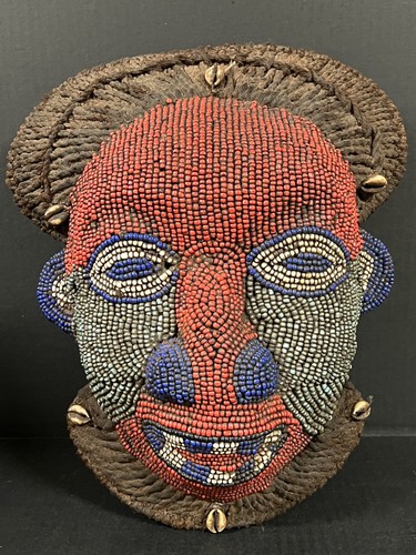 Maschera perline bamileke - maschera,