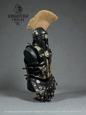 Armatura muscolare romana nera