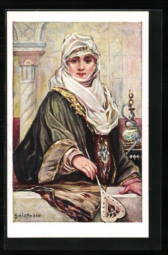 Elegante turco con foulard - , e