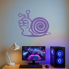 Adesivo murale lumaca velocità veloce lento decorazione parete adesivo decor