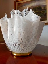 lampada da tavolo fazzoletto murrina vintage anni 70 