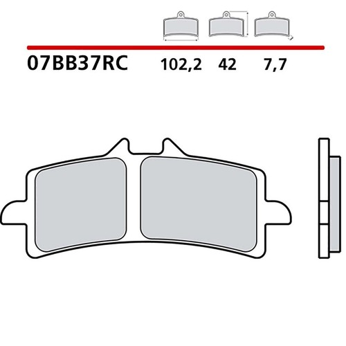 Brembo kit pastiglie freno - kit,