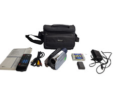 Kit Videocamera Digitale Canon ZR900 ZR900A NTSC 41x Zoom MiniDV Funzionante!