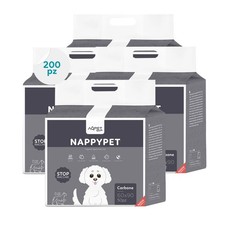 200 Tappetini 60x90 Cm Al Carbone Attivo Super Assorbenti Per Cani Cane Traverse