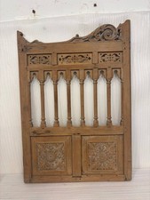 Cancello per Cani Rustico in Legno a Pannello Singolo | Cancello Barriera per Animali Domestici in Legno Intagliato Fatto a Mano