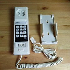 1980s Vintage  Push Button Wall Phone White - Brand New Condition 