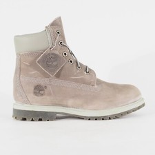 Stivali da passeggio casual da donna Timberland 6 pollici premium 42643 in pelle grigia stringati