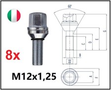 kit 8 bulloni flottanti a