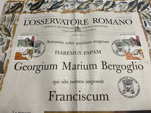 Osservatore romano habemus - romano,
