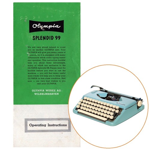 Macchina scrivere olympia - macchina, da